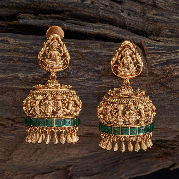 Silver Temple Earring