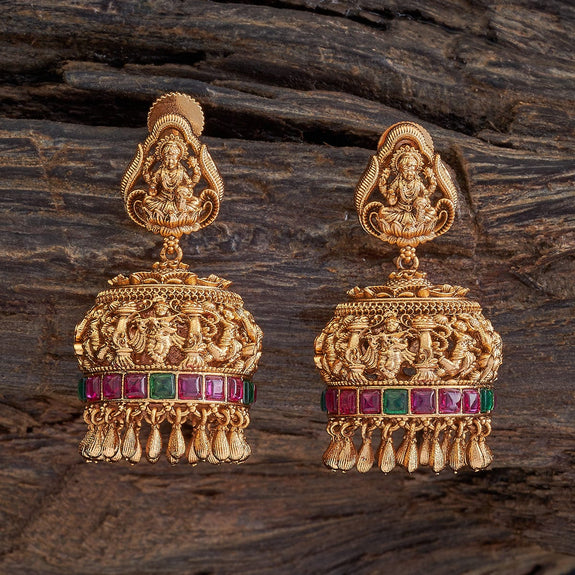 Silver Temple Earring