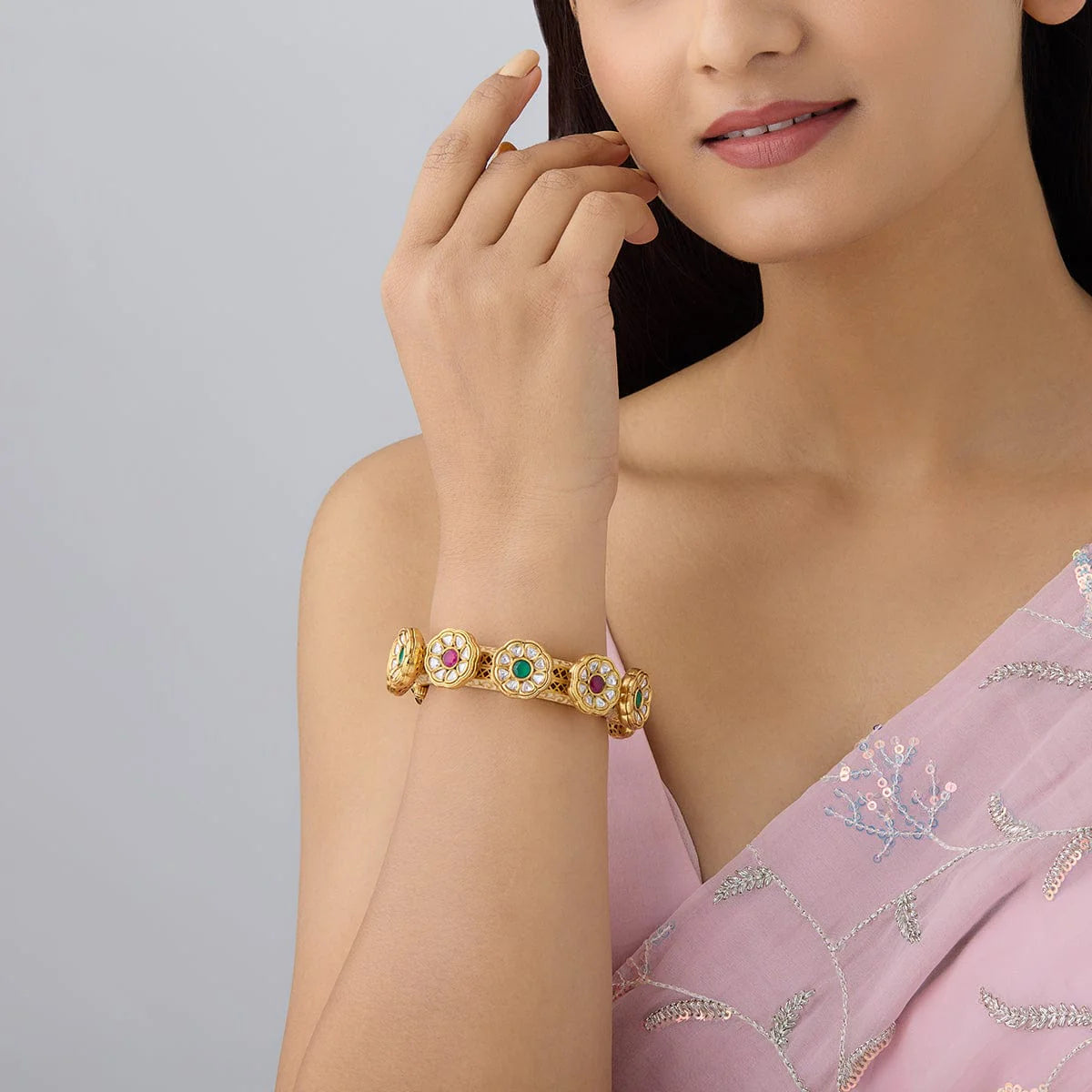 Kundan Bangle