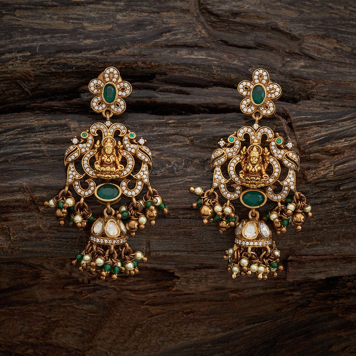 Silver Temple Earring