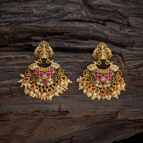 Silver Temple Earring